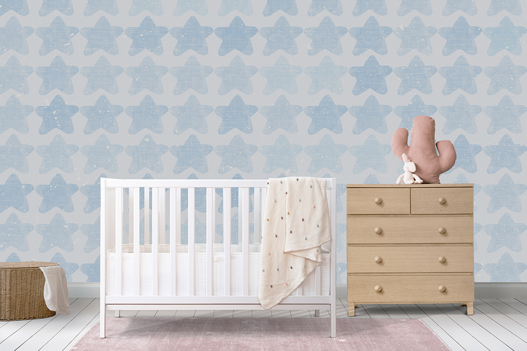 Mural Decorativo DA-001 ALGODÓN DE ESTRELLAS – Papeles para Niños | Transforma tu Espacio · imagen 1