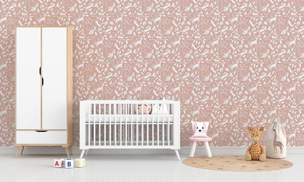 Papel Tapiz DA-007 DULCE AMANECER ROSA – Papeles para Niños | Arte en cada Pared