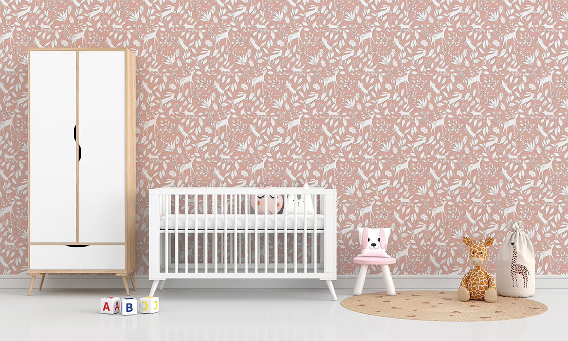 Papel Tapiz DA-007 DULCE AMANECER ROSA – Papeles para Niños | Arte en cada Pared