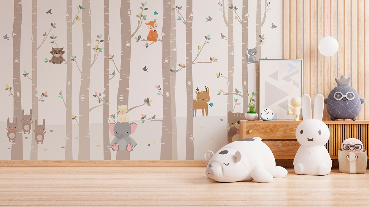 Papel de Colgadura DA-035 BOSQUE DE FRANCISCO – Papeles para Niños | Estilo y Elegancia Mural · imagen 1