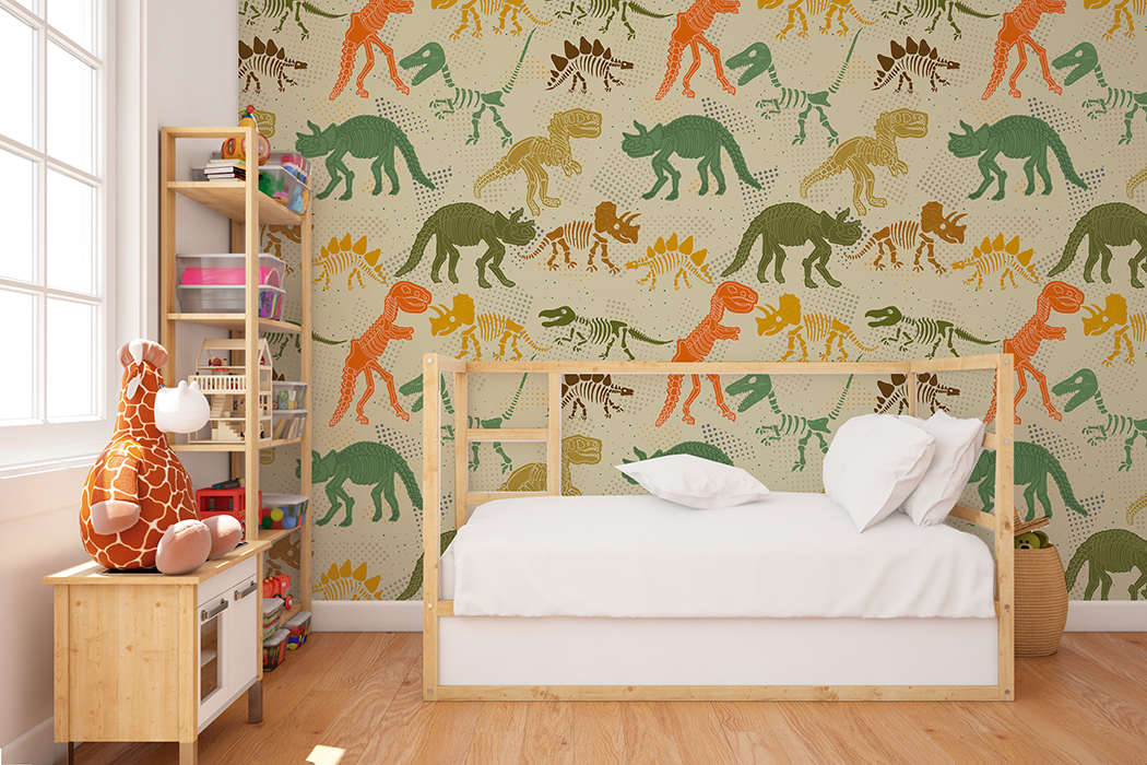 Papel de Colgadura DA-037 BONES – Papeles para Niños | Estilo y Elegancia Mural · imagen 1