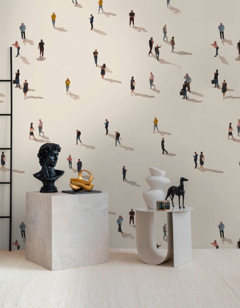 Papel de Colgadura 398671 – Contemporáneo | Estilo y Elegancia Mural