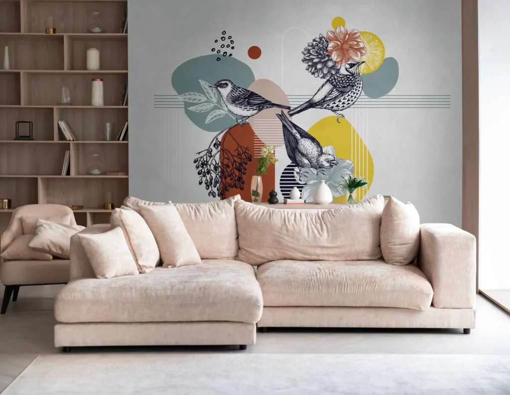 Papel Tapiz Exclusivo 399101 – Contemporáneo | Diseño Único para tus Paredes