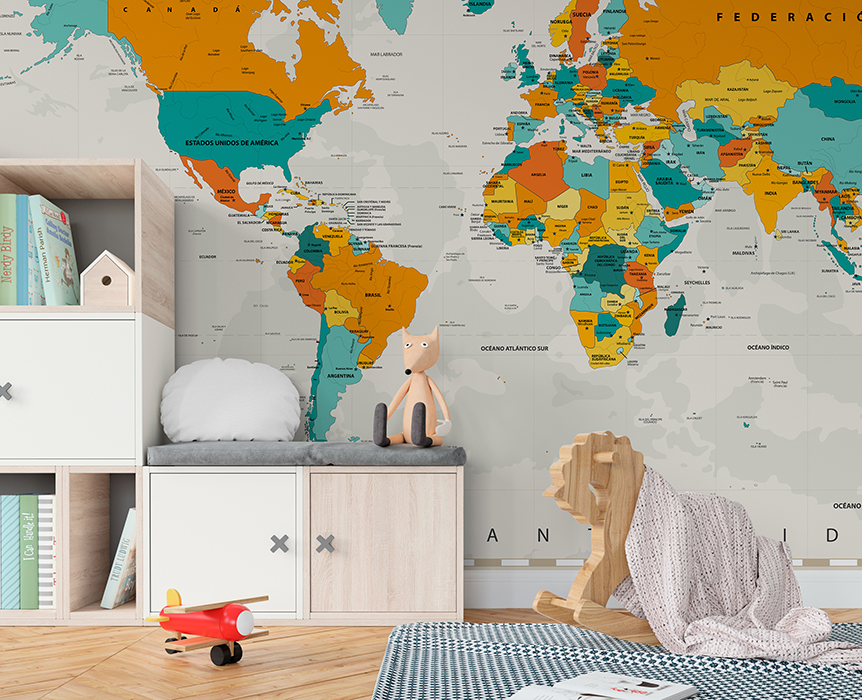Mural Decorativo DA-047 ME ENCANTA APRENDER – Papeles para Niños | Transforma tu Espacio · imagen 1