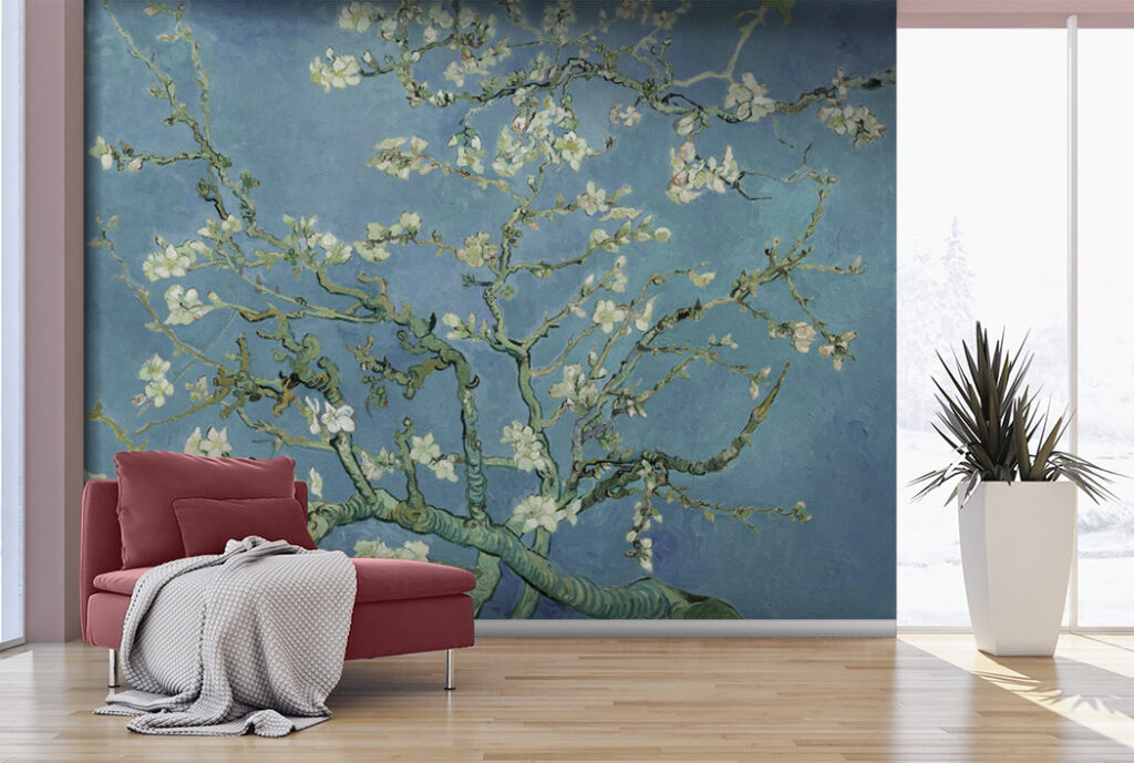 Papel Tapiz Almendro en Flor – Made in Haus | Arte en cada Pared