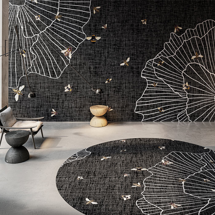 Mural Decorativo Bee – Papeles Importados | Transforma tu Espacio
