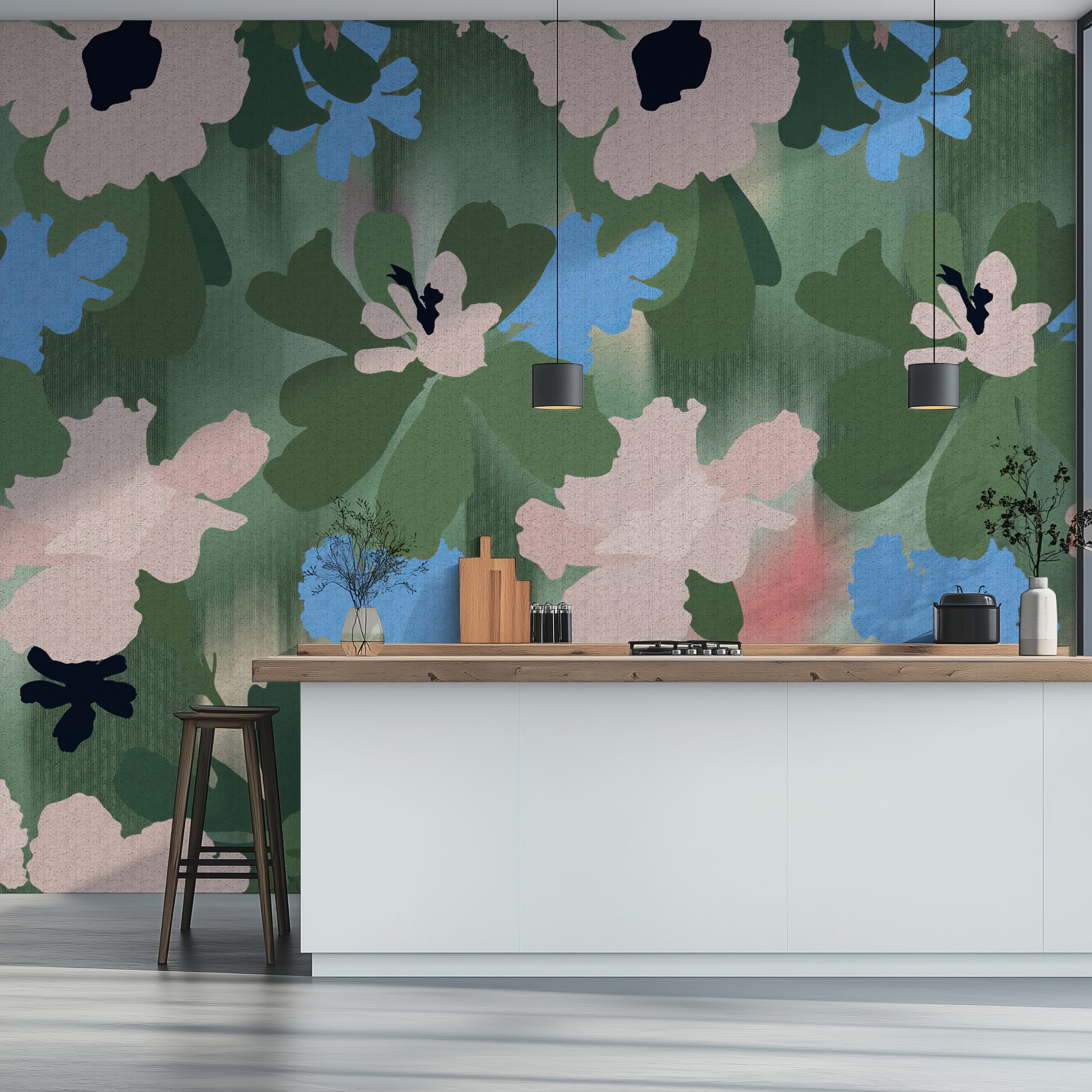 Mural Decorativo FLORES ROSE GARDEN – Made in Haus | Transforma tu Espacio