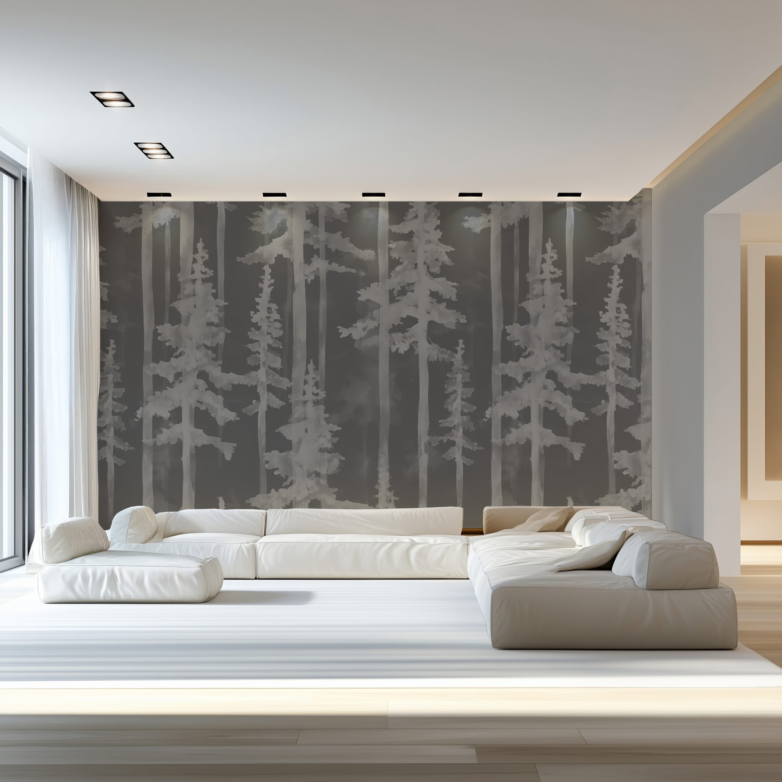 Papel tapiz Sequoia Corteza Clara textura corteza de árbol Made in Haus Bogotá