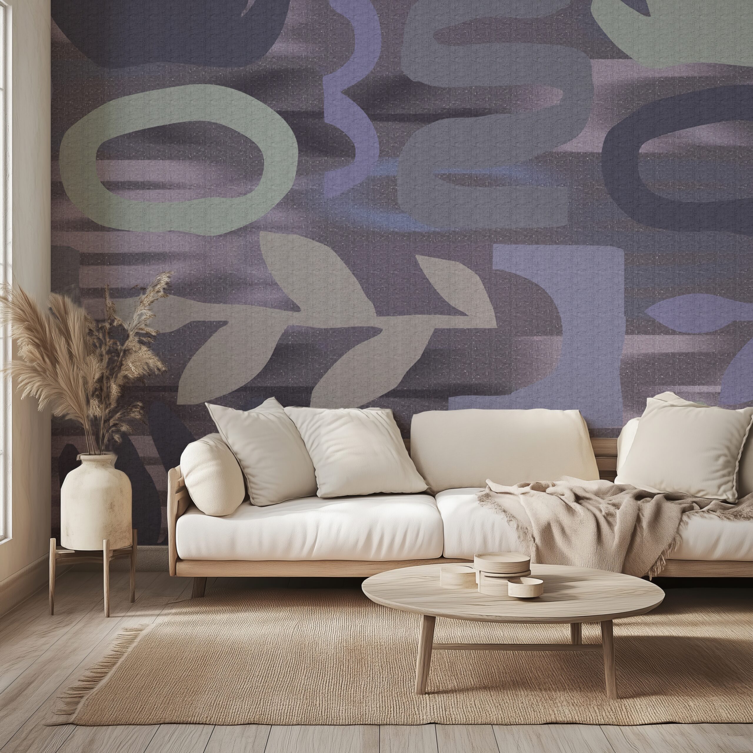 Papel Tapiz Exclusivo ALGAS GRAPES – Made in Haus | Diseño Único para tus Paredes · imagen 1