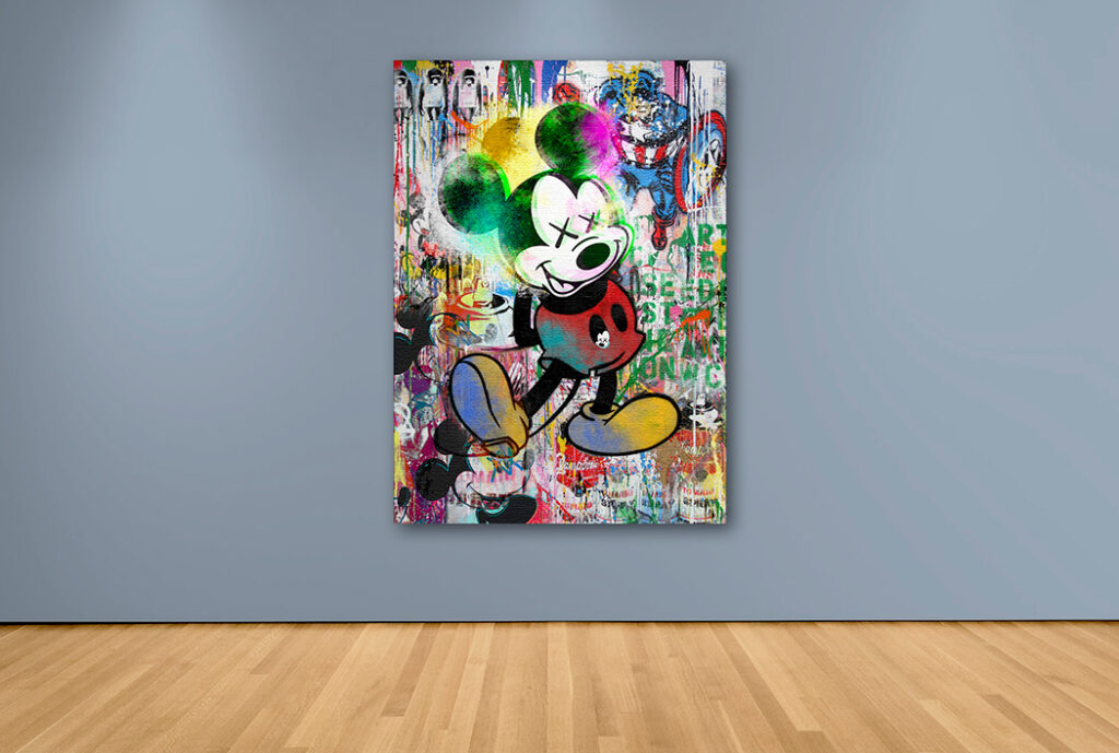 Obra de Arte Mickey – Cuadros y Arte | Decoración de Alto Impacto