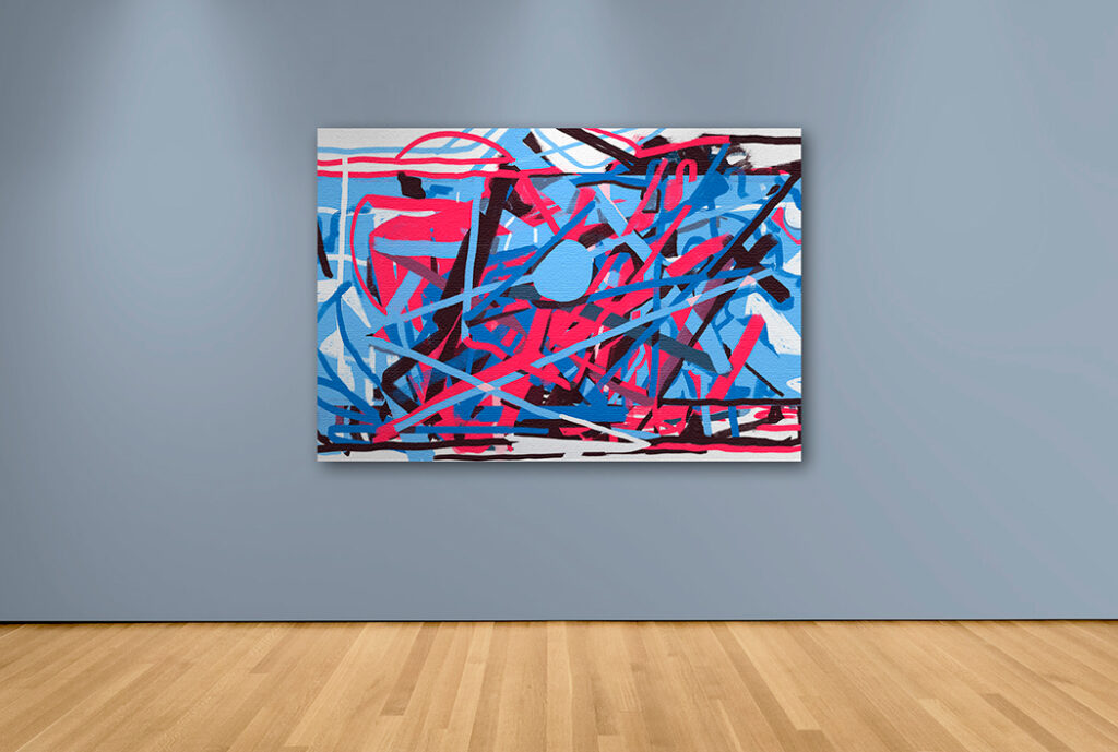 Pieza Decorativa Exclusiva Pollock – Cuadros y Arte | Decora con Arte