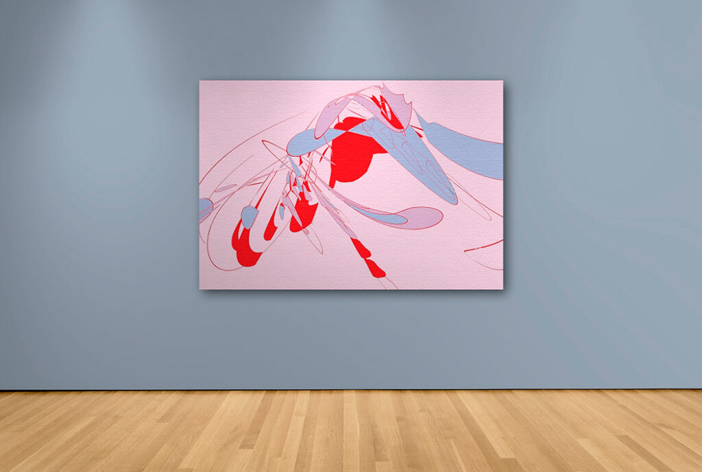 Arte Mural Rosa Pastel – Cuadros y Arte | Arte que Transforma Ambientes