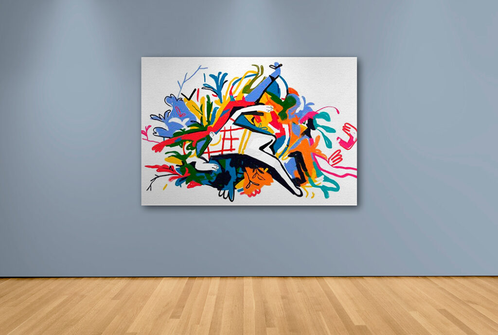 Arte Mural Chill Man – Cuadros y Arte | Arte que Transforma Ambientes