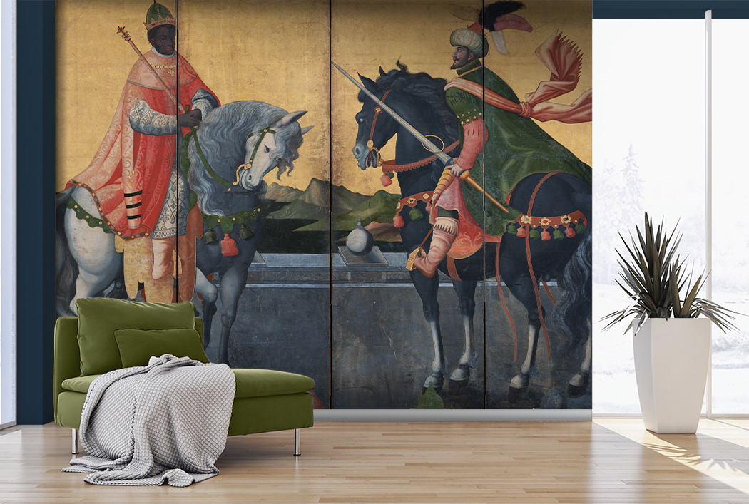 Papel Tapiz Exclusivo El Pontificador negro – Made in Haus | Diseño Único para tus Paredes