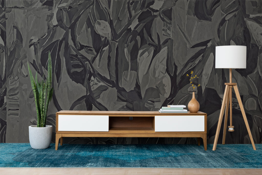 Papel de Colgadura Vara De Humo Gris – Made in Haus | Estilo y Elegancia Mural
