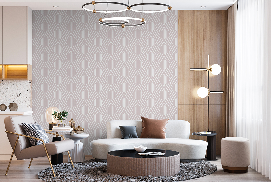 Papel de Colgadura Tejido Orquídea – Made in Haus | Estilo y Elegancia Mural