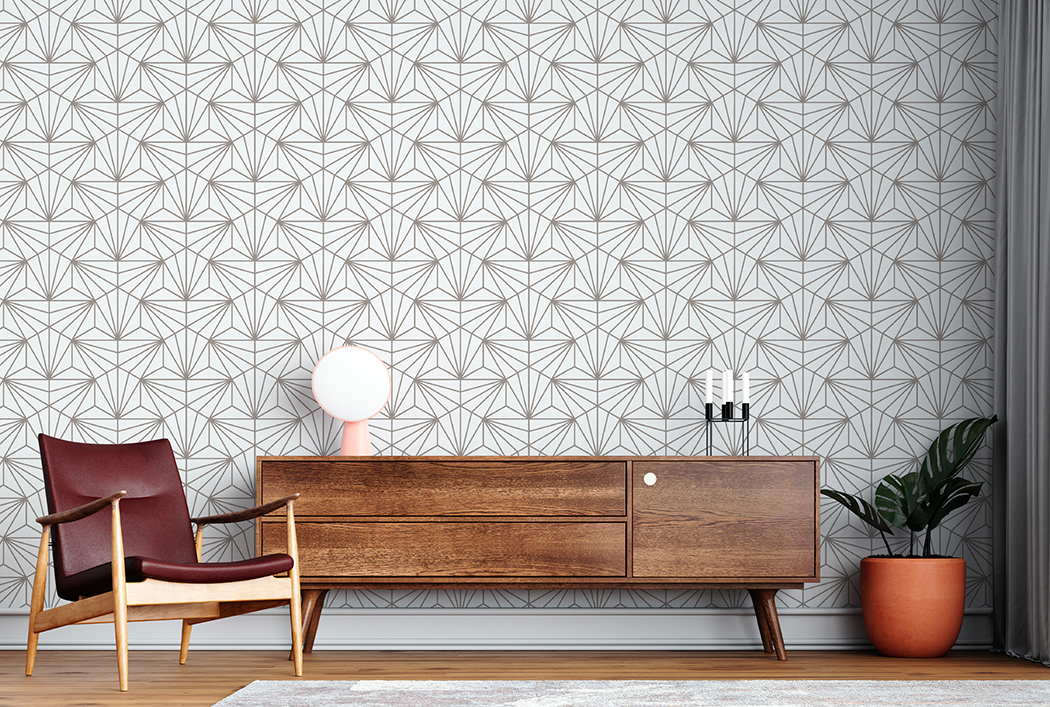 Mural Decorativo Draco Taupé – Made in Haus | Transforma tu Espacio · imagen 1