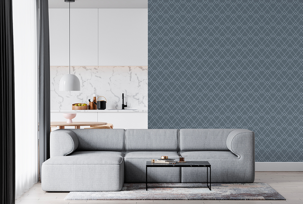 Mural Decorativo Volans Azul Luminoso – Made in Haus | Transforma tu Espacio · imagen 1