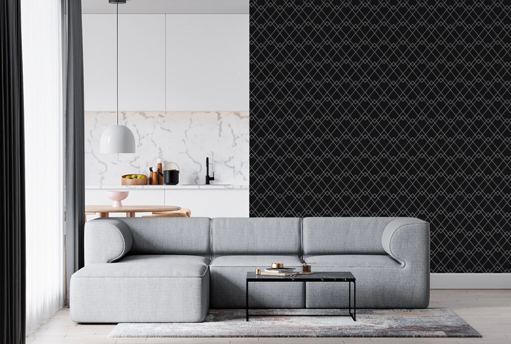 Papel Tapiz Volans Turmalina Negra – Made in Haus | Arte en cada Pared