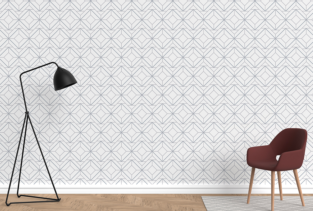 Papel Tapiz Cráter Blanco – Made in Haus | Arte en cada Pared · imagen 1