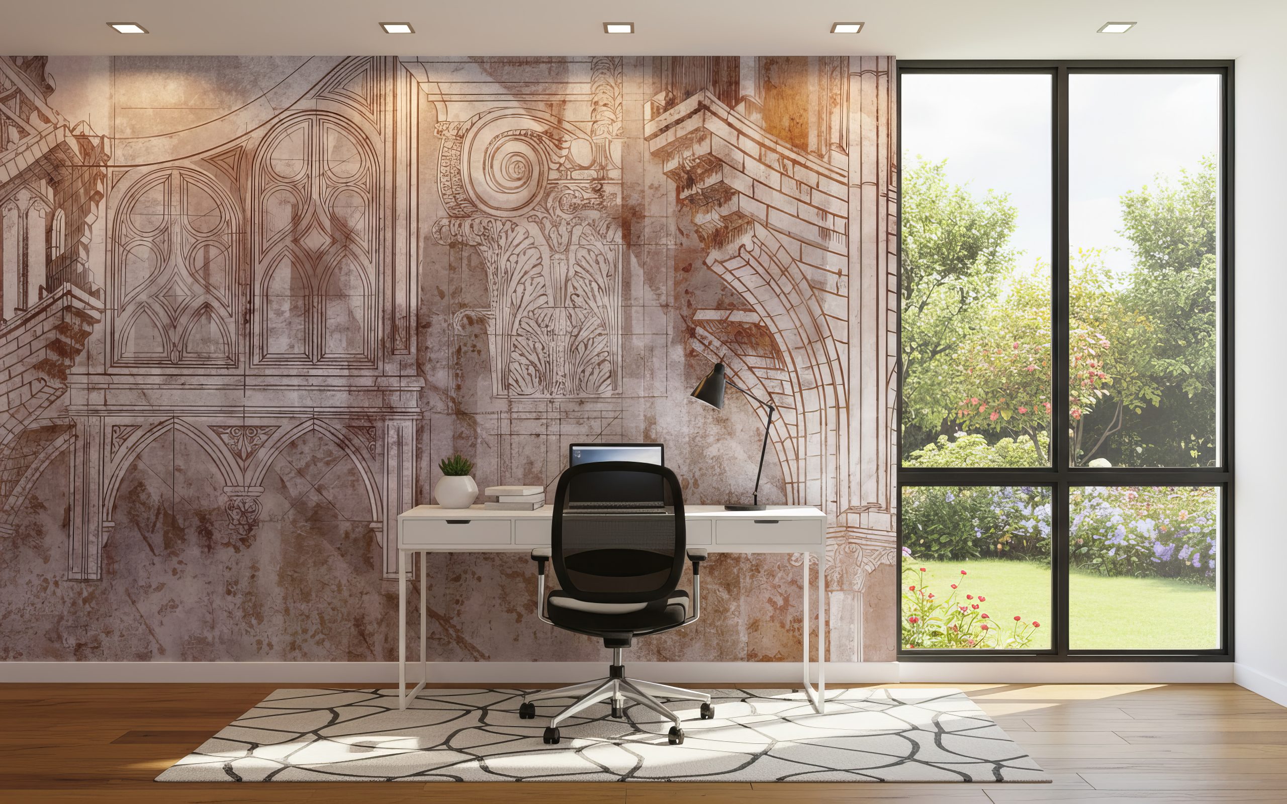 Mural Decorativo VITRUVIO – Made in Haus | Transforma tu Espacio · imagen 1