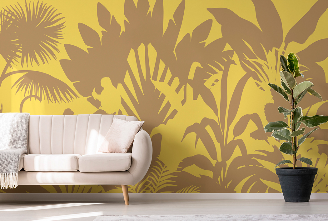 Mural Decorativo Romeo y Julieta Kraft y Amarillo – Made in Haus | Transforma tu Espacio · imagen 1