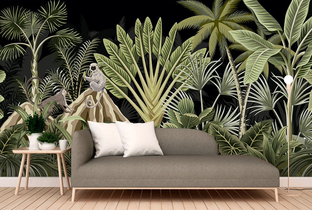 Papel Tapiz Exclusivo Romeo y Julieta Noche – Made in Haus | Diseño Único para tus Paredes