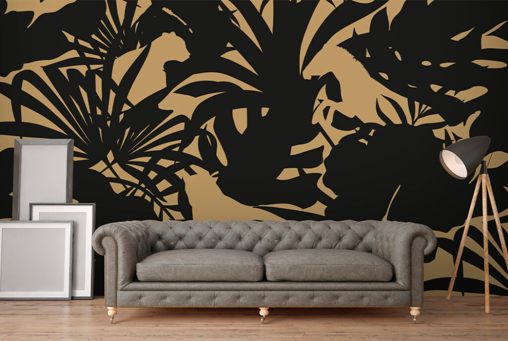 Papel Tapiz Savage Kraft y Negro – Made in Haus | Arte en cada Pared