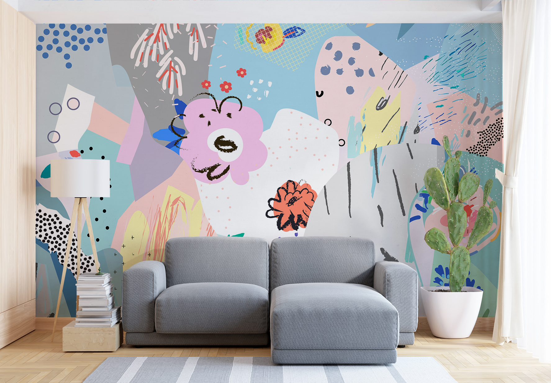 Mural Decorativo FLORES – Made in Haus | Transforma tu Espacio