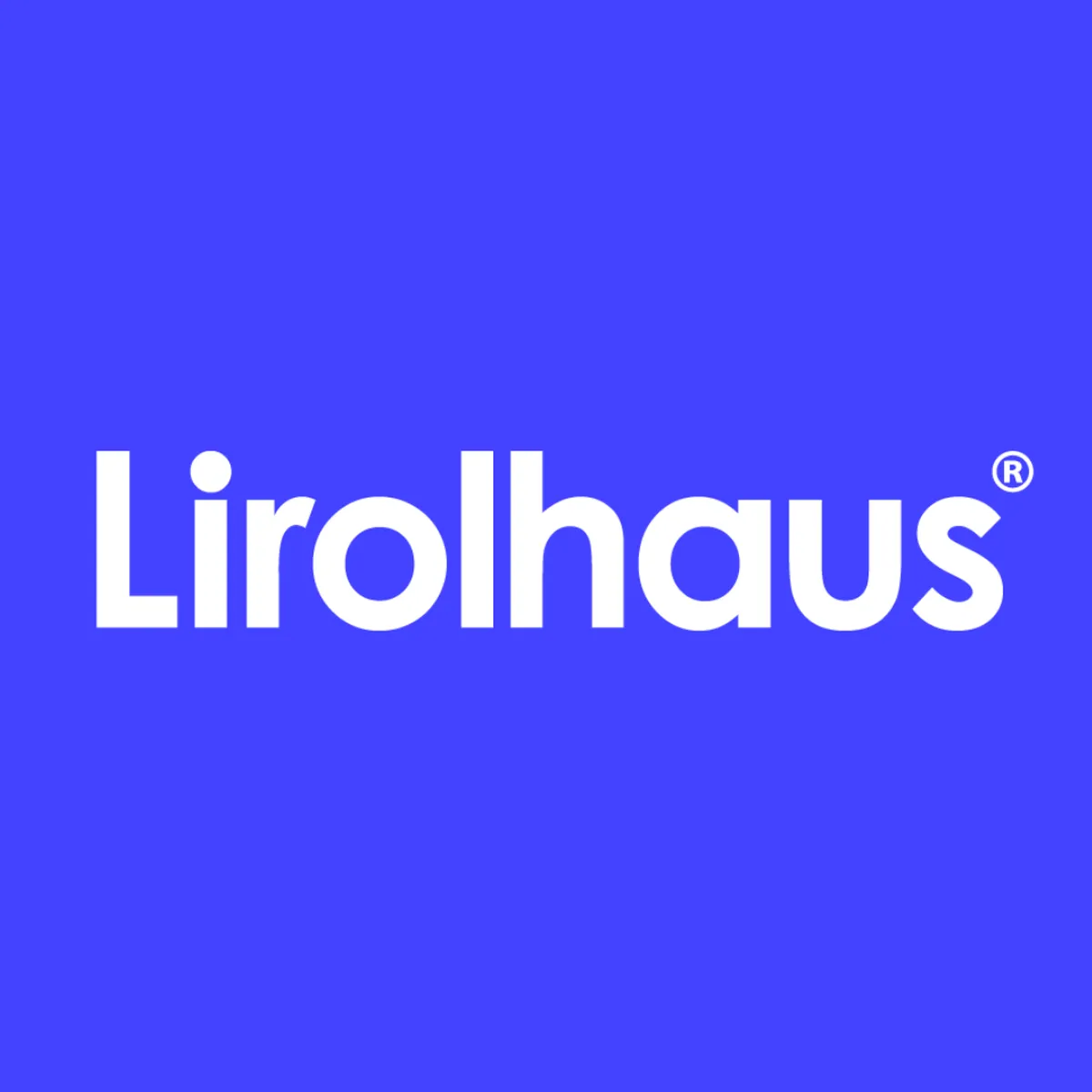 Logo Lirolhaus En Fondo Violeta