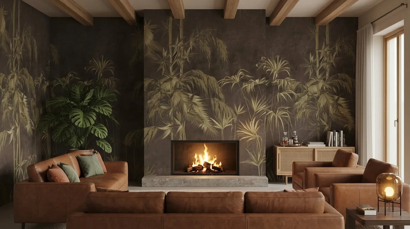 Papel De Colgadura Botanico Lirolhaus Papel Tapiz En Bogota 5