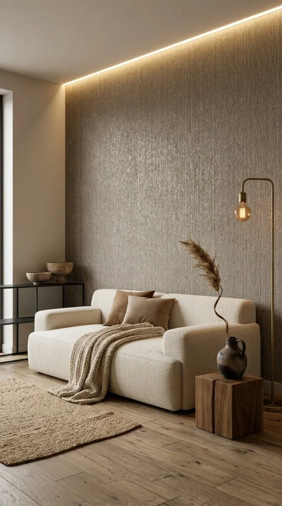 Minimalismo Cálido: El Poder del Papel Tapiz en Tonos Neutros y Elegantes