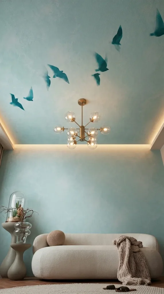 Decoración de Techos: Despierta la Quinta Pared con Papel Tapiz para Cielo Raso