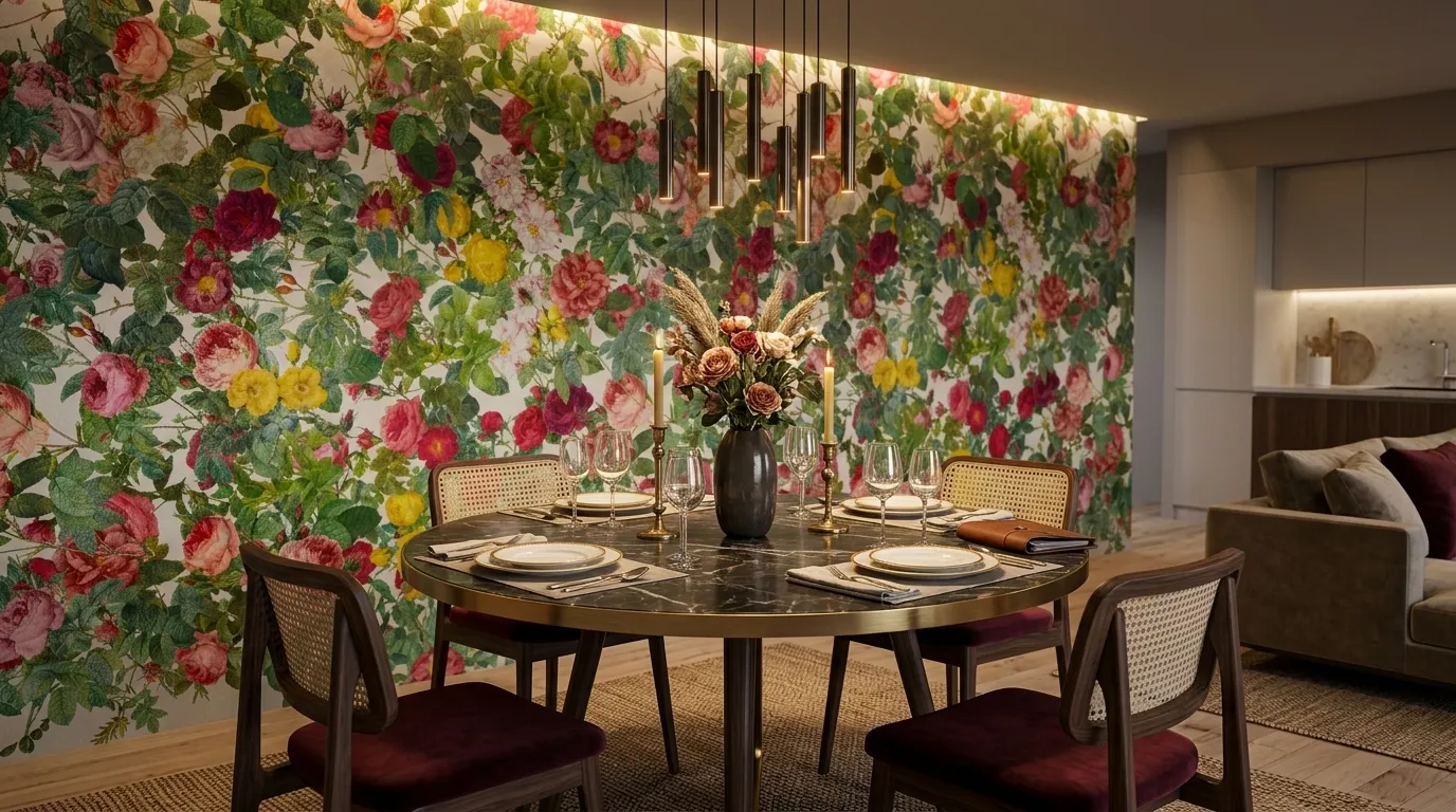 Papel Tapiz Para Comedor Lirolhaus Papel Tapiz En Bogota 1